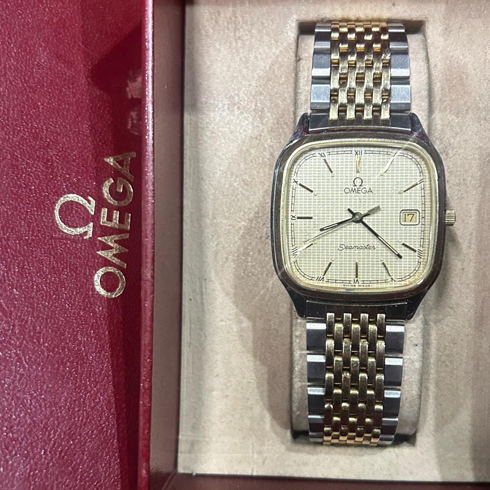 OMEGA Vintage seamaster gold watch